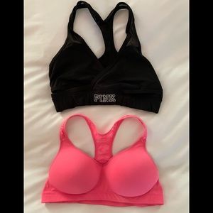 2 Victoria Secret Pink Sports Bras